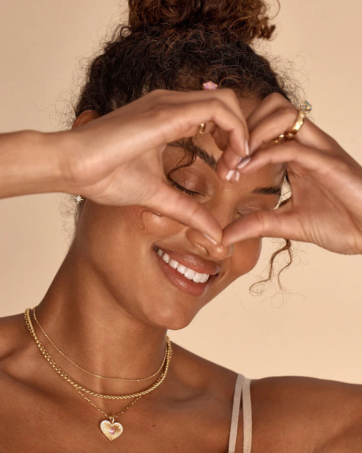 By Charlotte 18" 3mm Belcher Chain Necklace- 18k Gold Vermeil