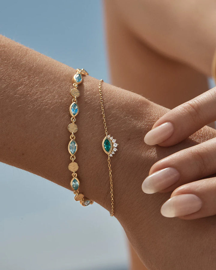 By Charlotte Hope and Protection Bracelet 18K Gold Vermeil