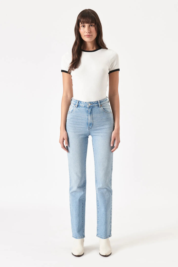 Rolla's Original Straight Long Jean - Sunshine Light Vintage Blue