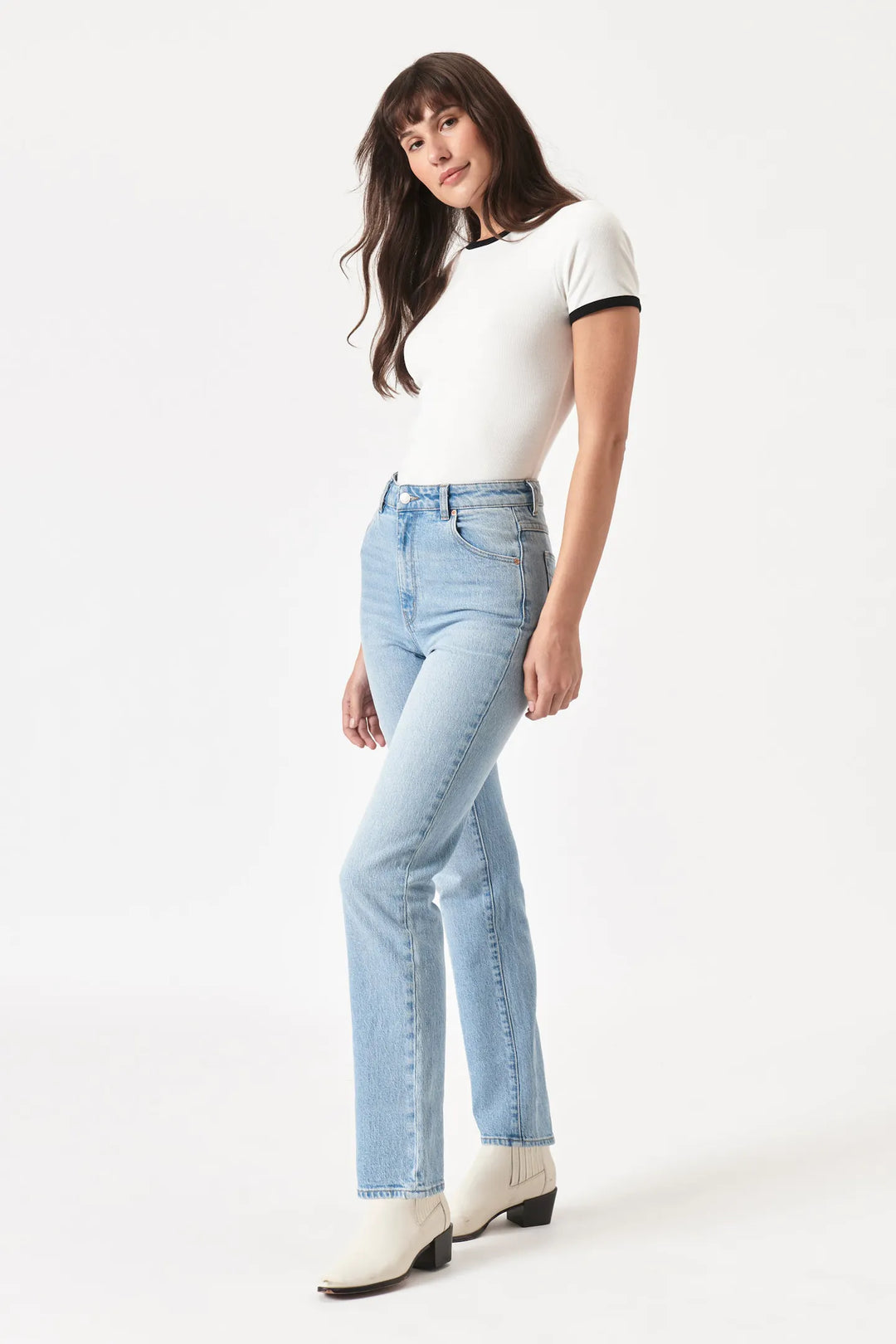 Rolla's Original Straight Long Jean - Sunshine Light Vintage Blue