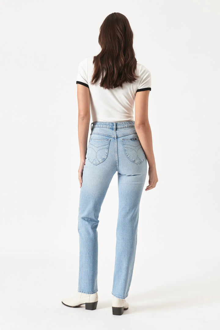 Rolla's Original Straight Long Jean - Sunshine Light Vintage Blue
