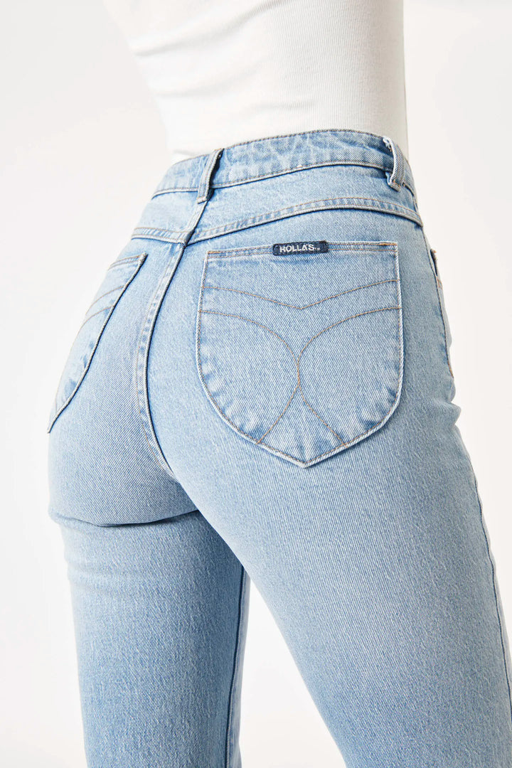 Rolla's Original Straight Long Jean - Sunshine Light Vintage Blue