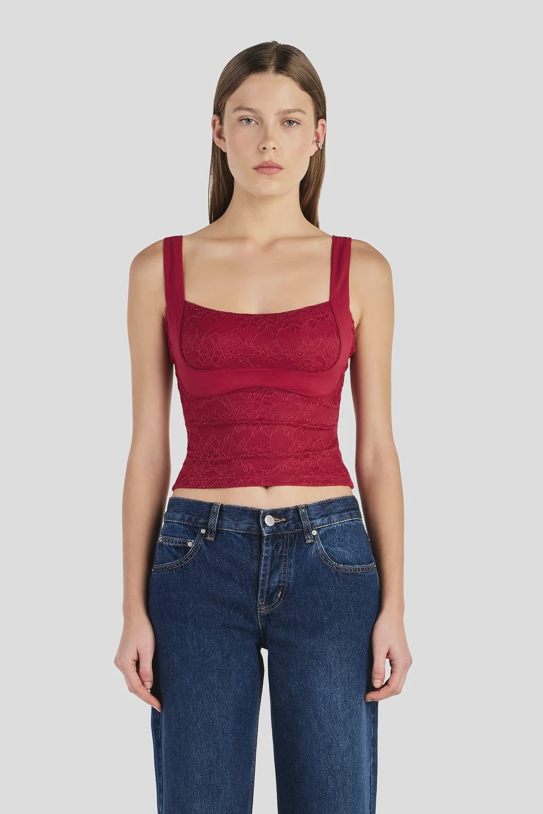 Ownley Alexia Top - Lipstick