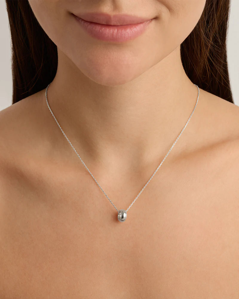 By Charlotte Find Stillness Petal Charm - Sterling Silver