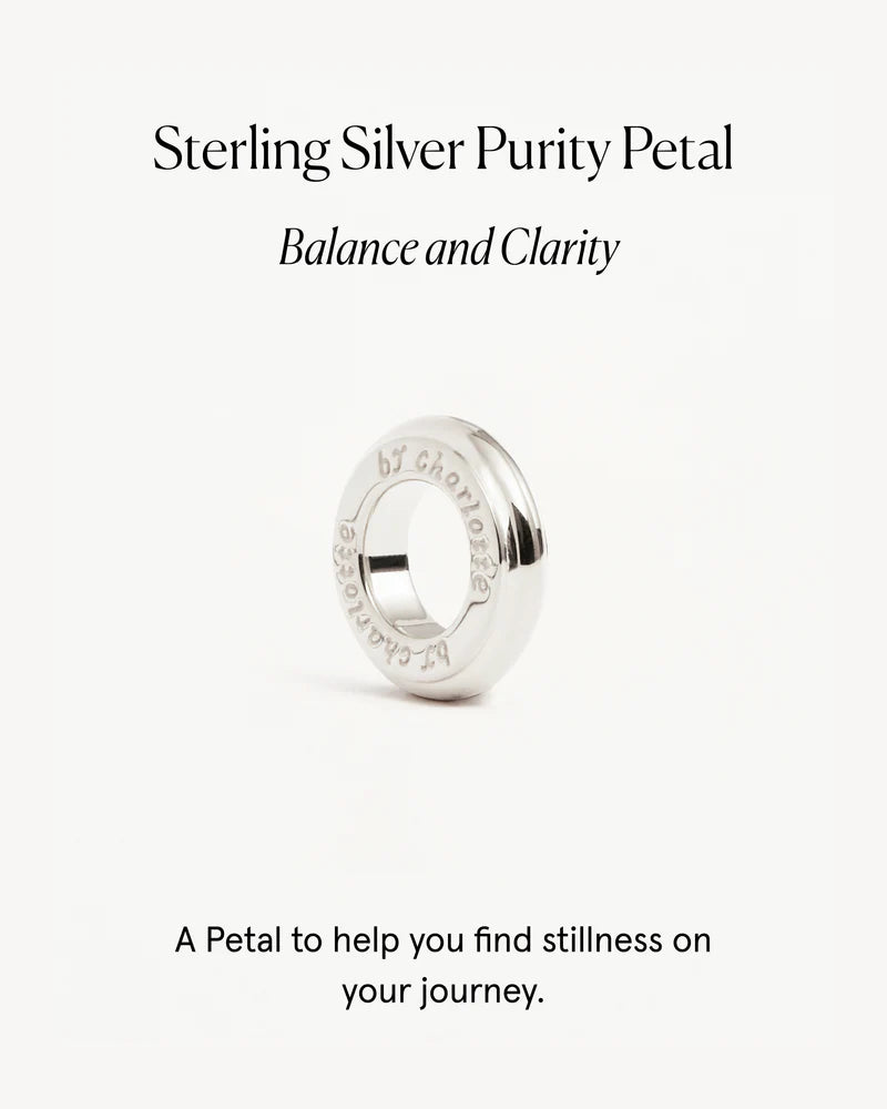 By Charlotte Purity Petal Charm - Sterling Silver