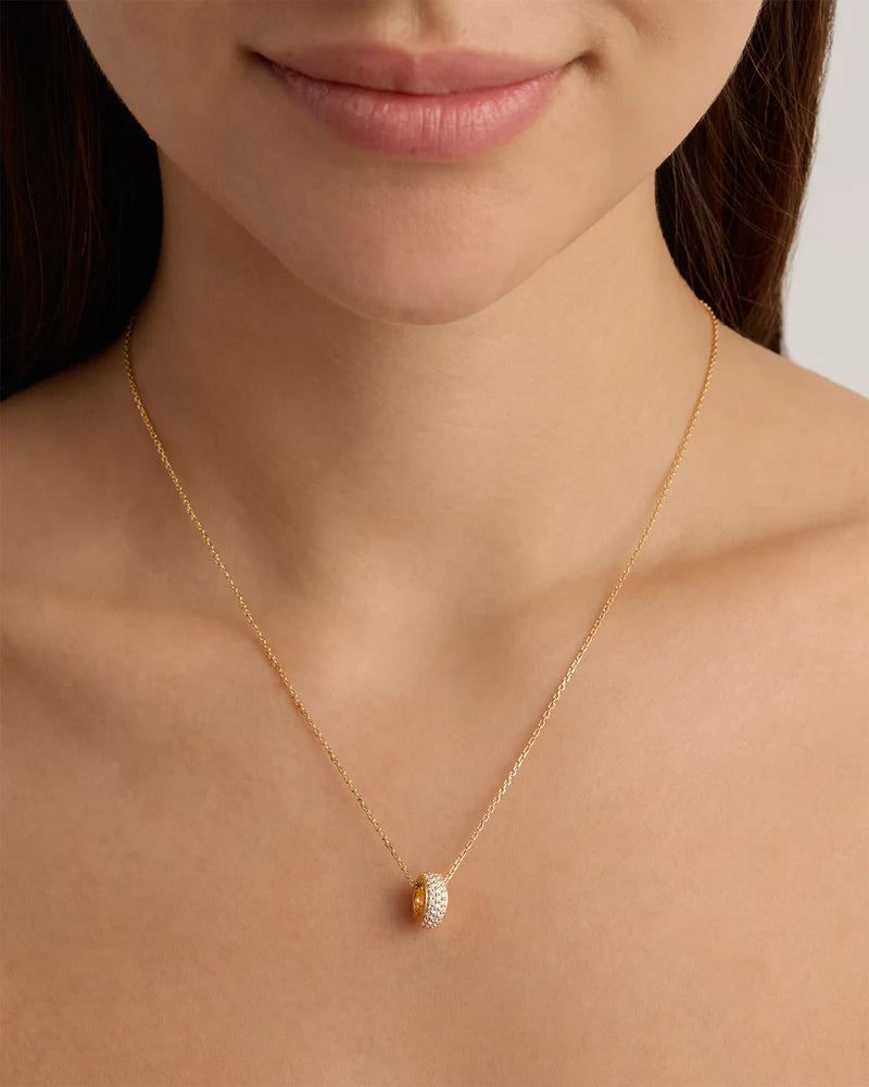 By Charlotte Live In Light Petal Charm - 18k Gold Vermeil