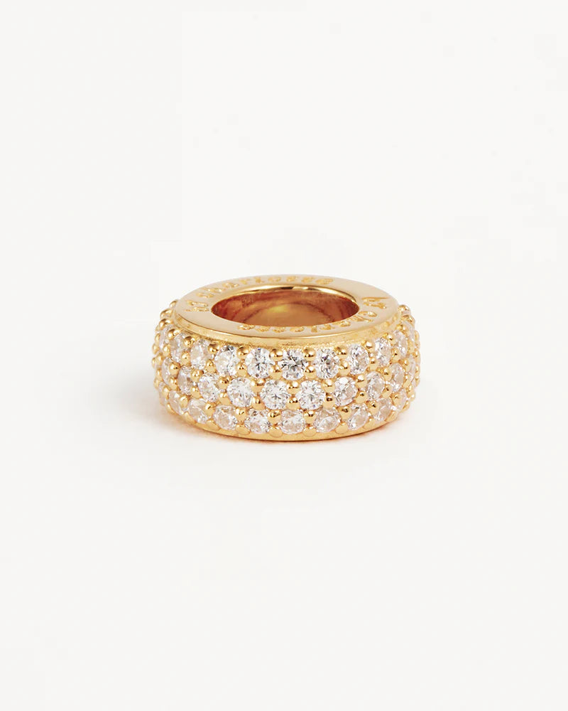 By Charlotte Live In Light Petal Charm - 18k Gold Vermeil