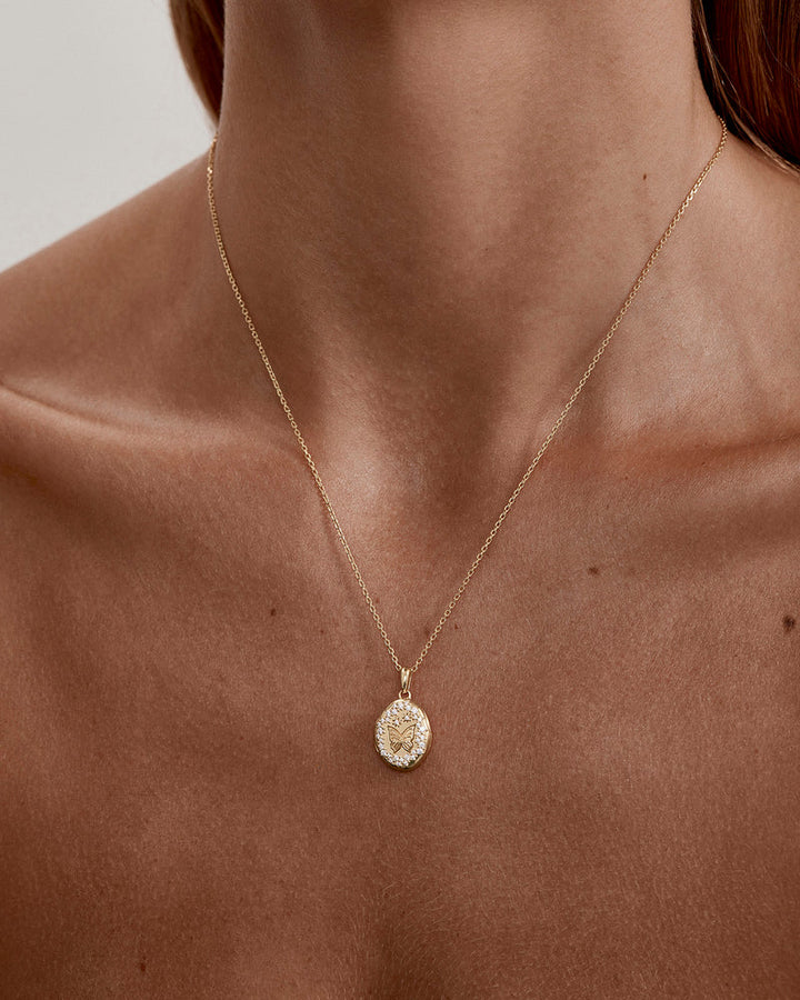 By Charlotte With Freedom I Become Locket Pendant - 18k Gold Vermeil