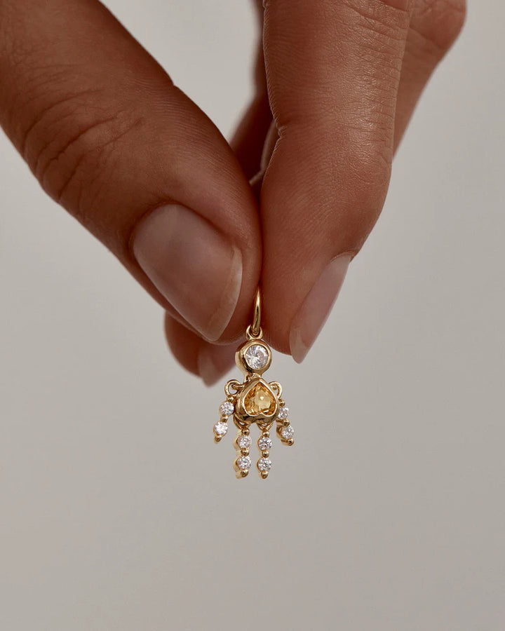 By Charlotte Tiny Dancer Pendant - Citrine
