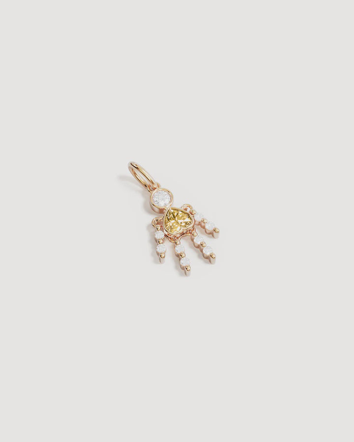By Charlotte Tiny Dancer Pendant - Citrine