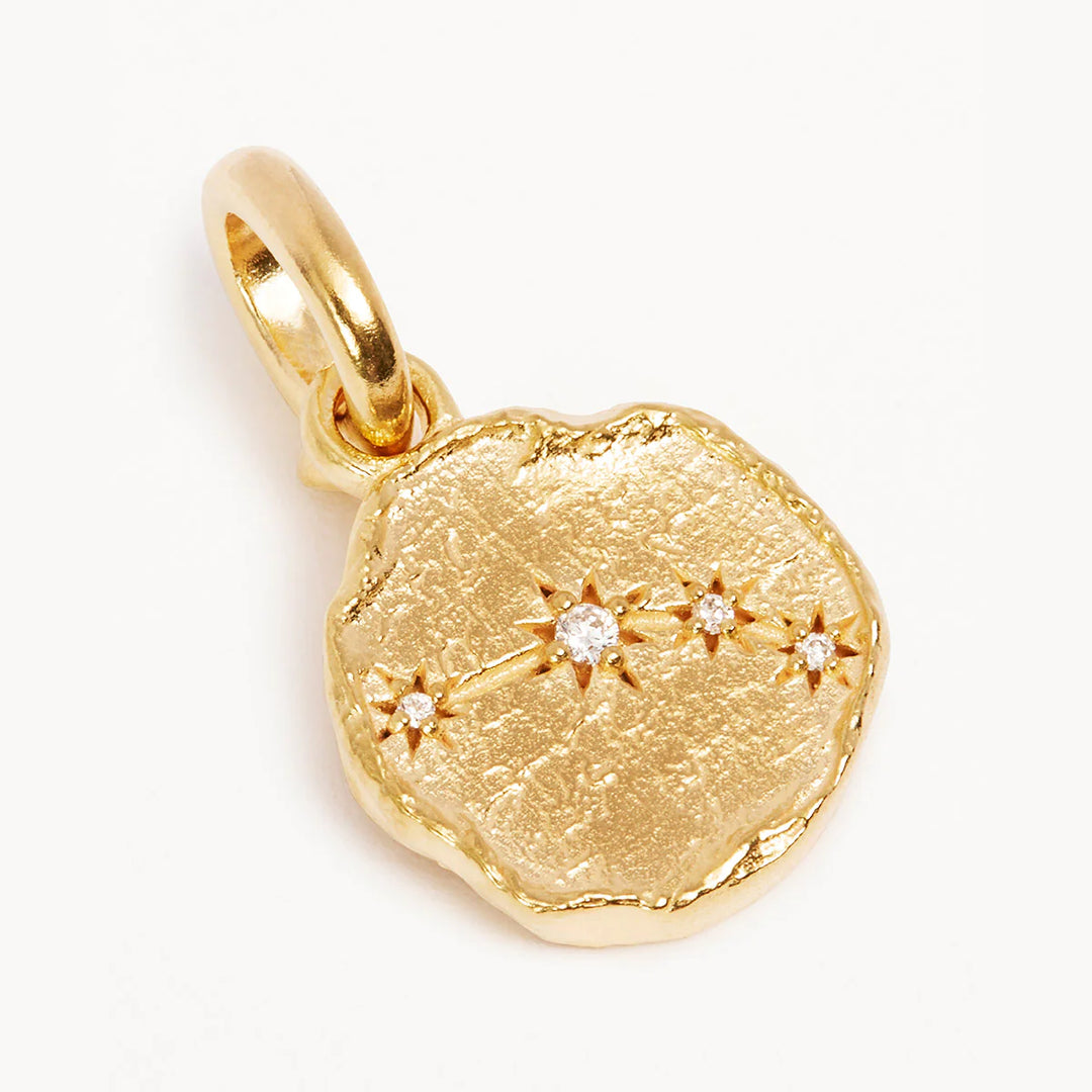 By Charlotte Love Cosmic Zodiac Reversible Annex Link Pendant - Aries - 18k Gold Vermeil