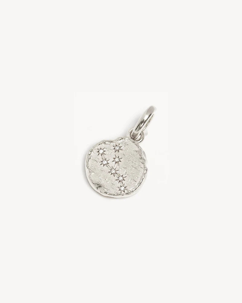 By Charlotte Love Cosmic Zodiac Reversible Annex Link Pendant - Taurus - Sterling Silver