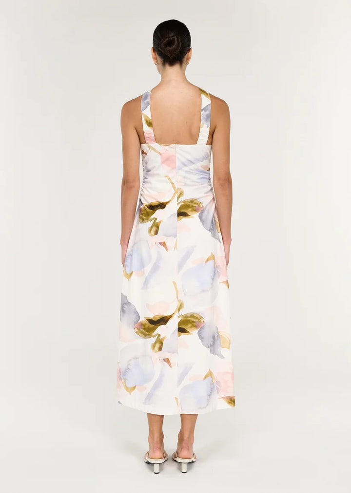 Staple The Label Valea Midi Dress - Watercolour Floral
