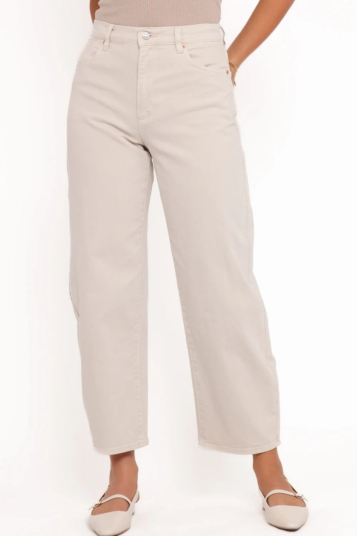 Rolla's Gigi Barrel Jean - Salt