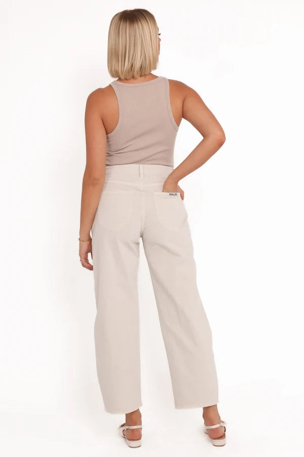 Rolla's Gigi Barrel Jean - Salt