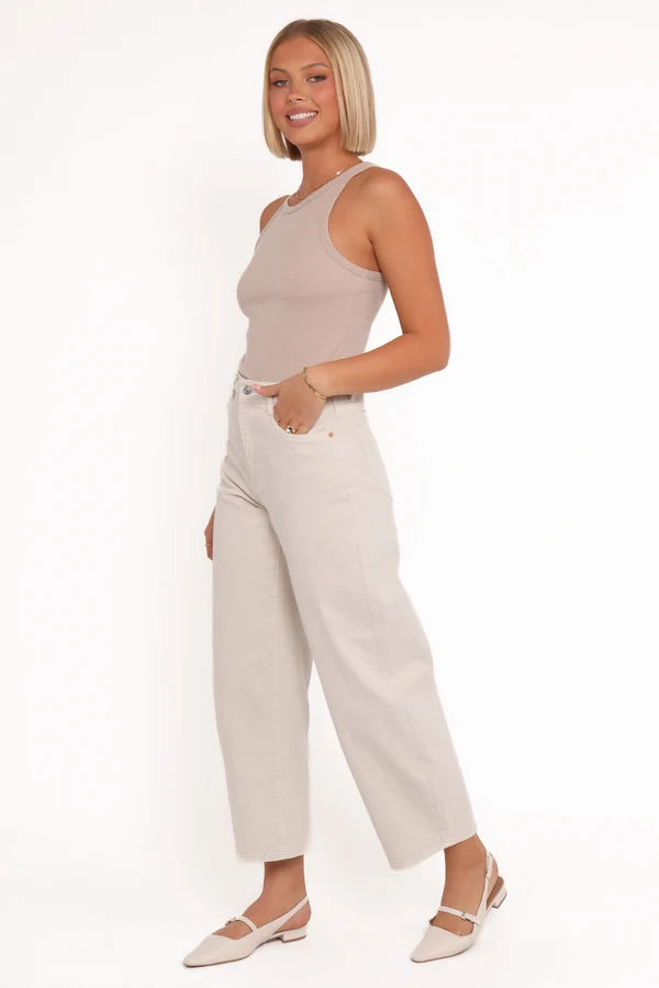 Rolla's Gigi Barrel Jean - Salt