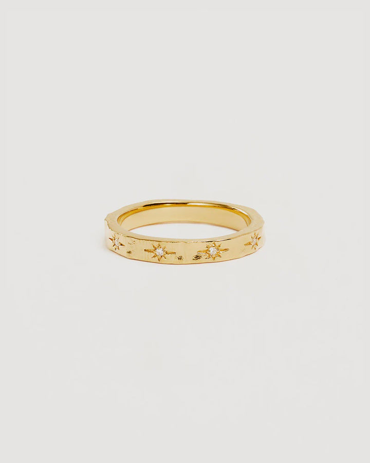 By Charlotte Stardust Ring - 18k Gold Vermeil