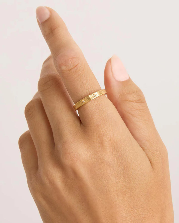 By Charlotte Stardust Ring - 18k Gold Vermeil