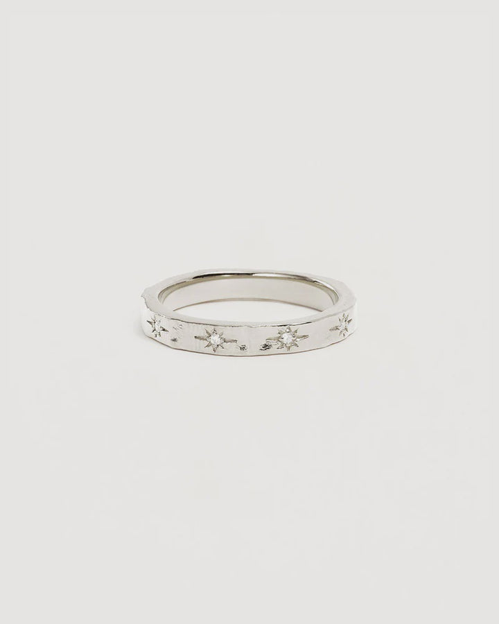 By Charlotte Stardust Ring - Sterling Silver