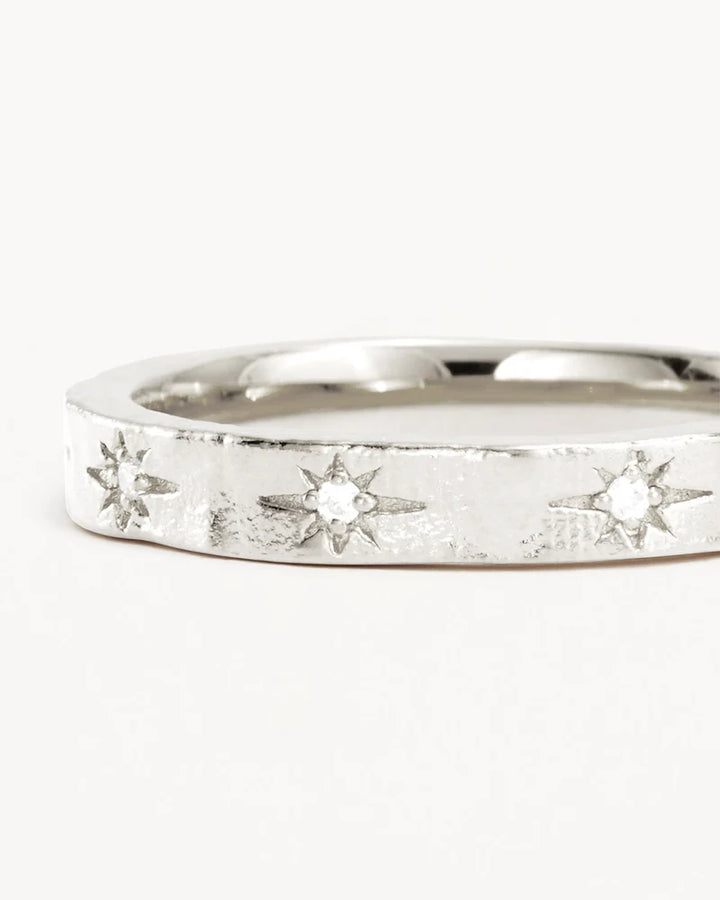 By Charlotte Stardust Ring - Sterling Silver