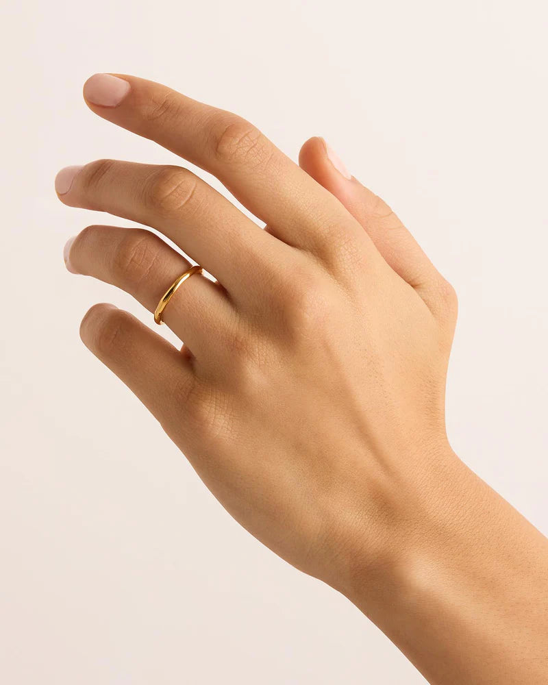 By Charlotte Lover Ring Thin - 18k Gold Vermeil