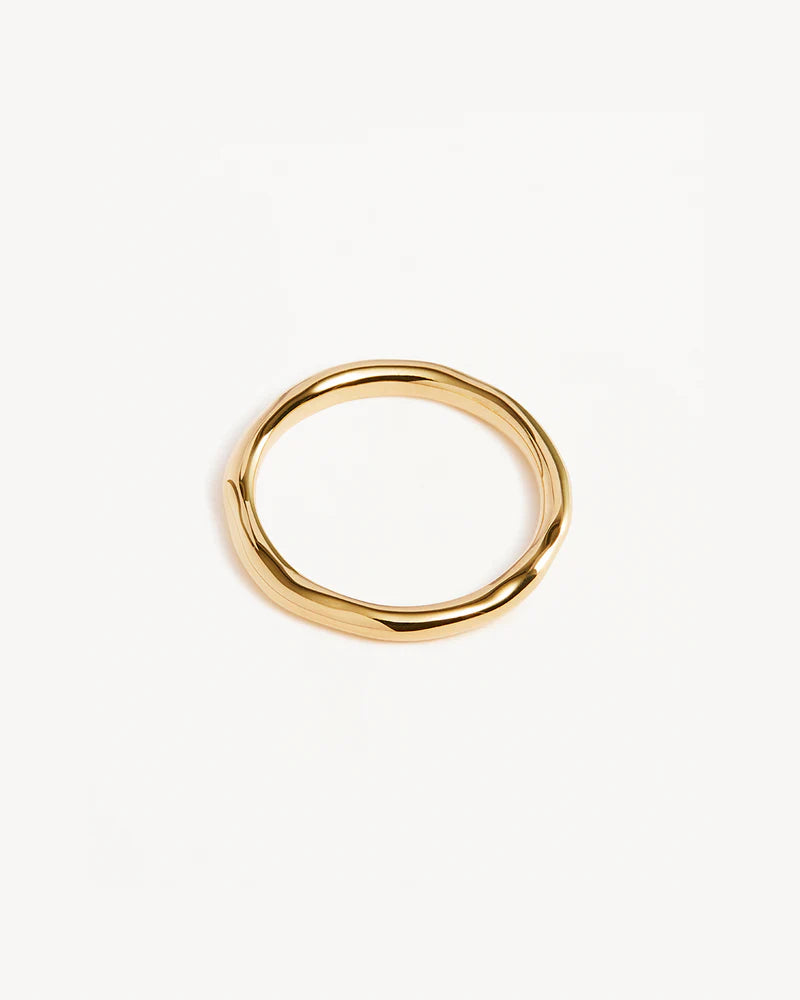 By Charlotte Lover Ring Thin - 18k Gold Vermeil