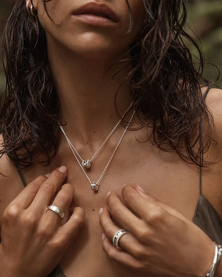 By Charlotte Sterling Silver I Am Loved Spinning Meditation Ring