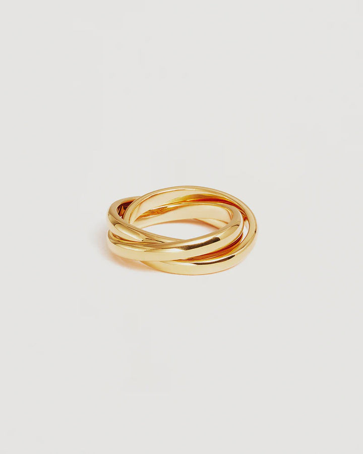 By Charlotte 18k Gold Vermeil Now and Forever Ring