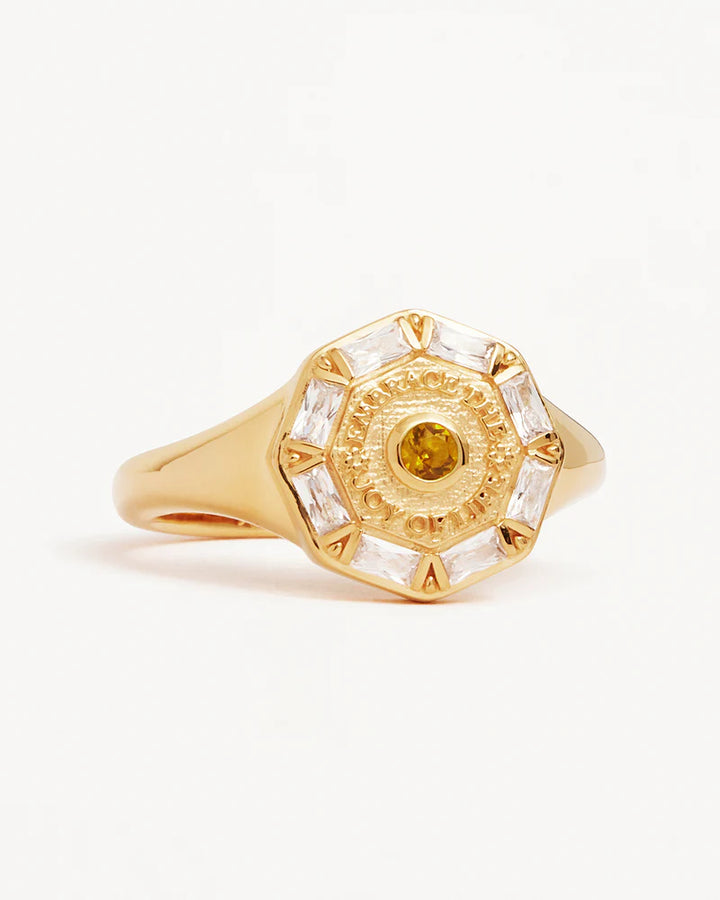 By Charlotte 18k Gold Vermeil Joy of Life Ring