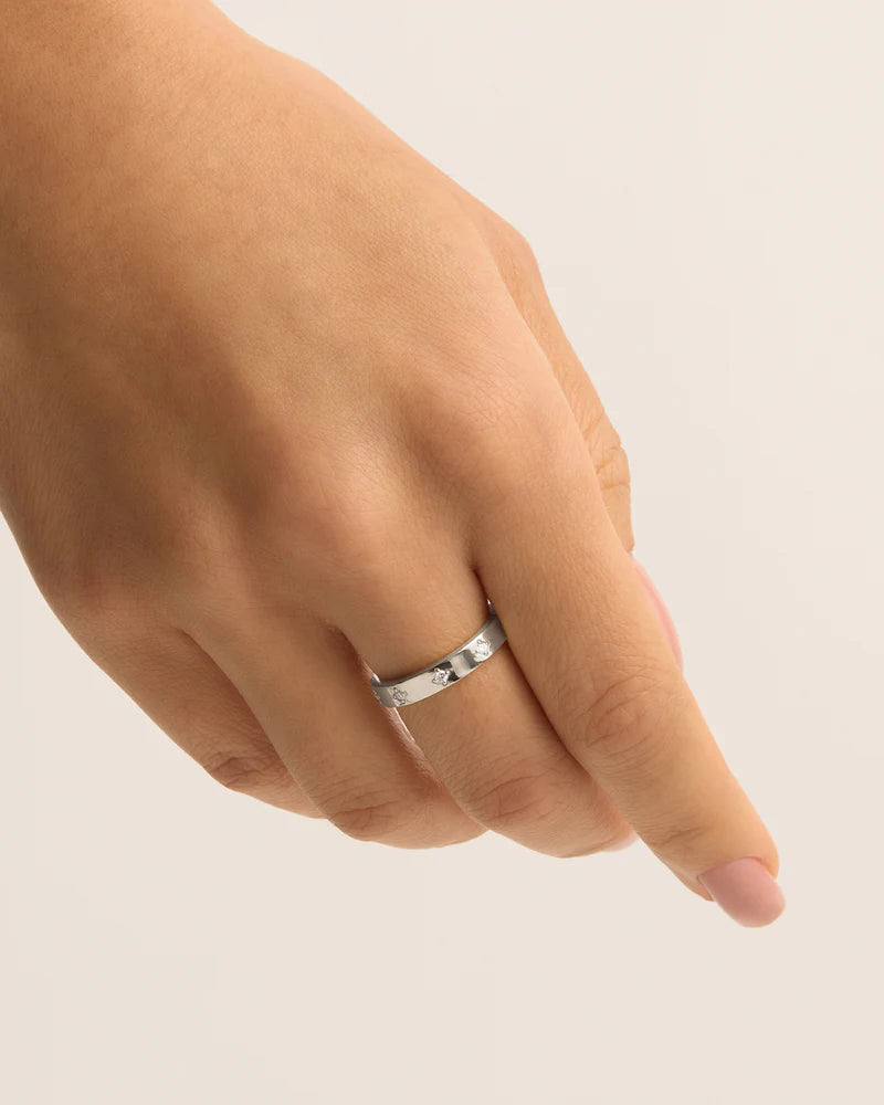 By Charlotte Sterling Silver Infinite Light Ring