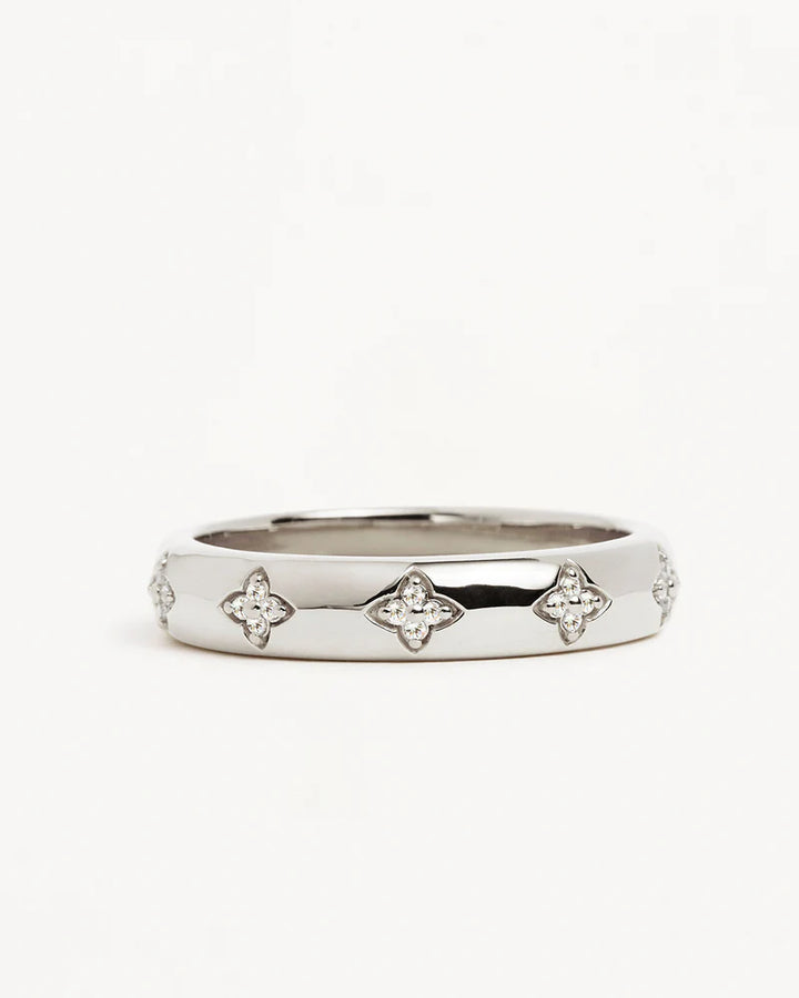 By Charlotte Bloom With You Lotus Ring-Sterling Silver