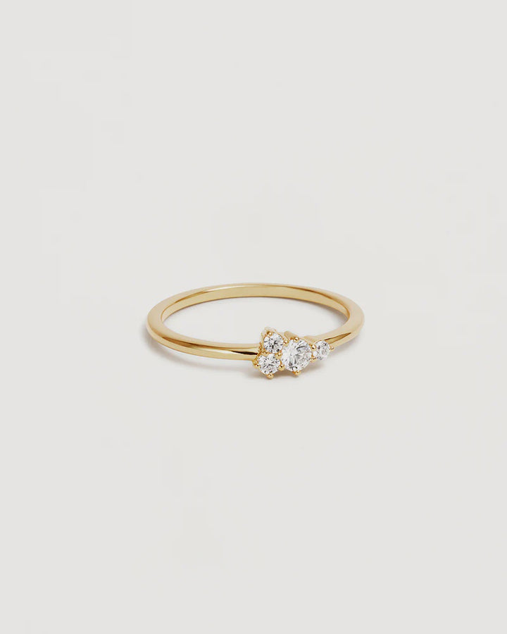 By Charlotte Gold Mist Ring -18k Gold Vermeil