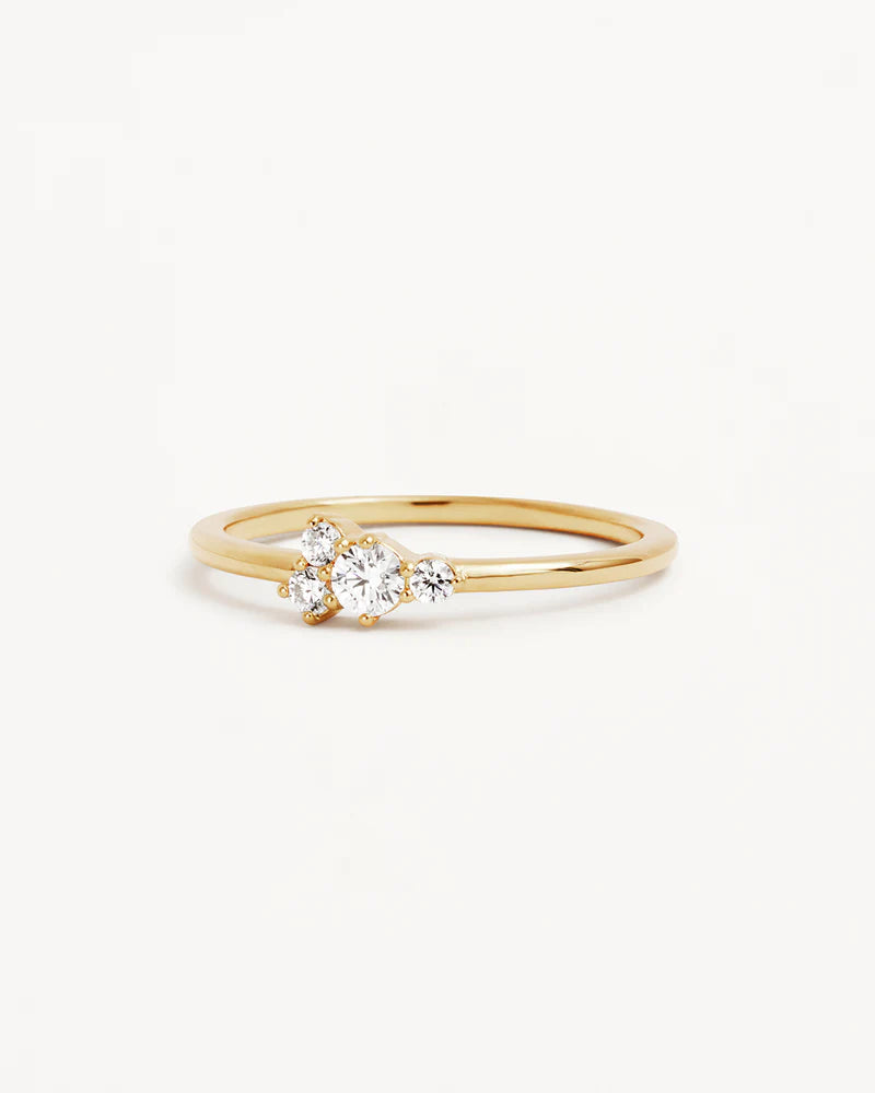 By Charlotte Gold Mist Ring -18k Gold Vermeil