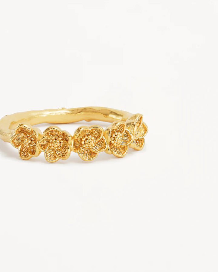 By Charlotte 18k Gold Vermeil Bloom With Grace Ring