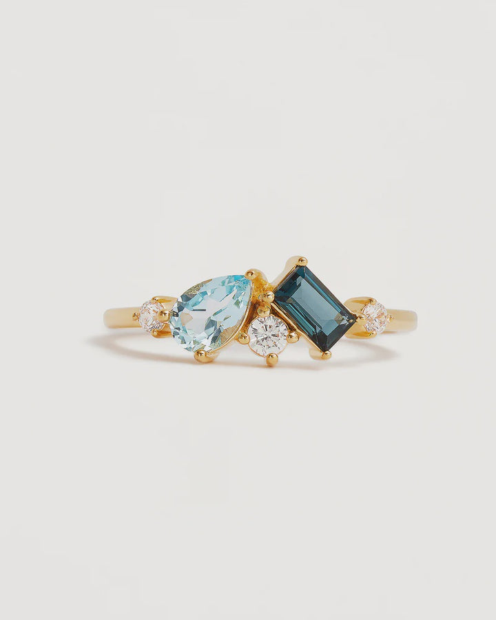 By Charlotte 18k Gold Vermeil Bound By Love Ring