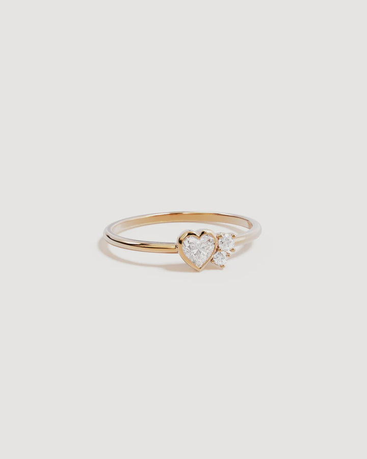 By Charlotte Dream Lover Heart Ring - 18K Gold Vermeil
