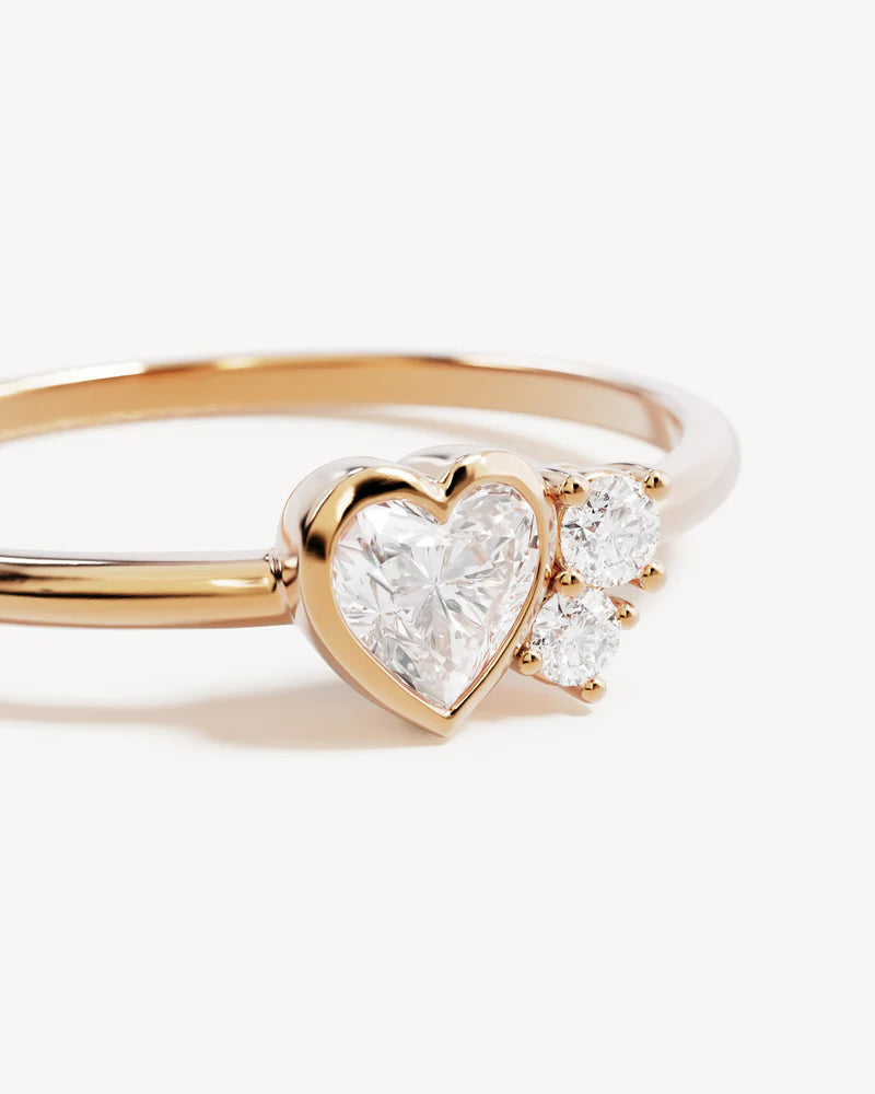 By Charlotte Dream Lover Heart Ring - 18K Gold Vermeil