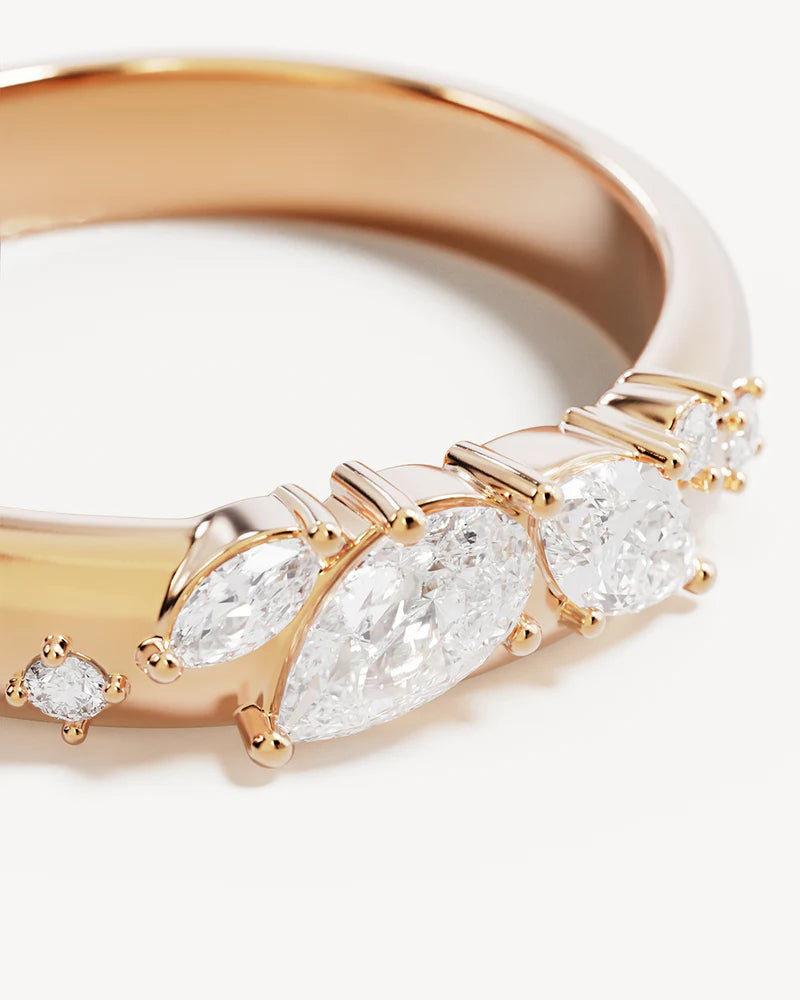 By Charlotte With Wings I Fly Ring - 18k Gold Vermeil