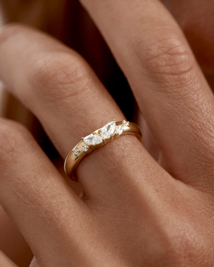 By Charlotte With Wings I Fly Ring - 18k Gold Vermeil