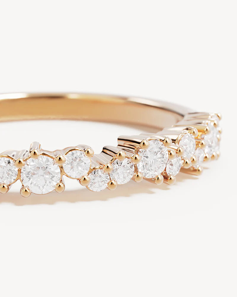 By Charlotte Crystal Dust Fine Ring - 18k Gold Vermeil