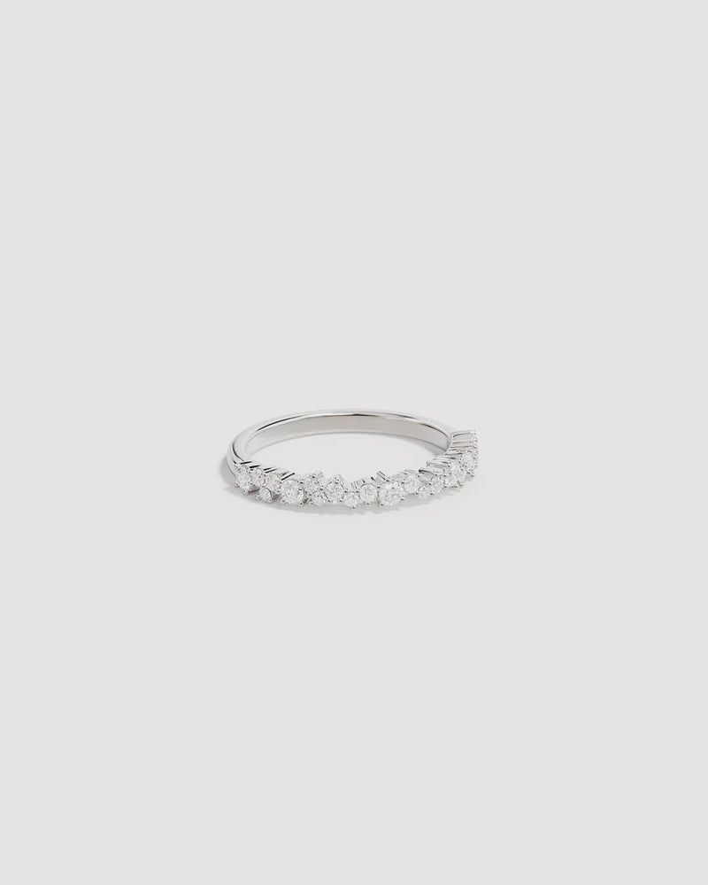 By Charlotte Crystal Dust Fine Ring - Sterling Silver