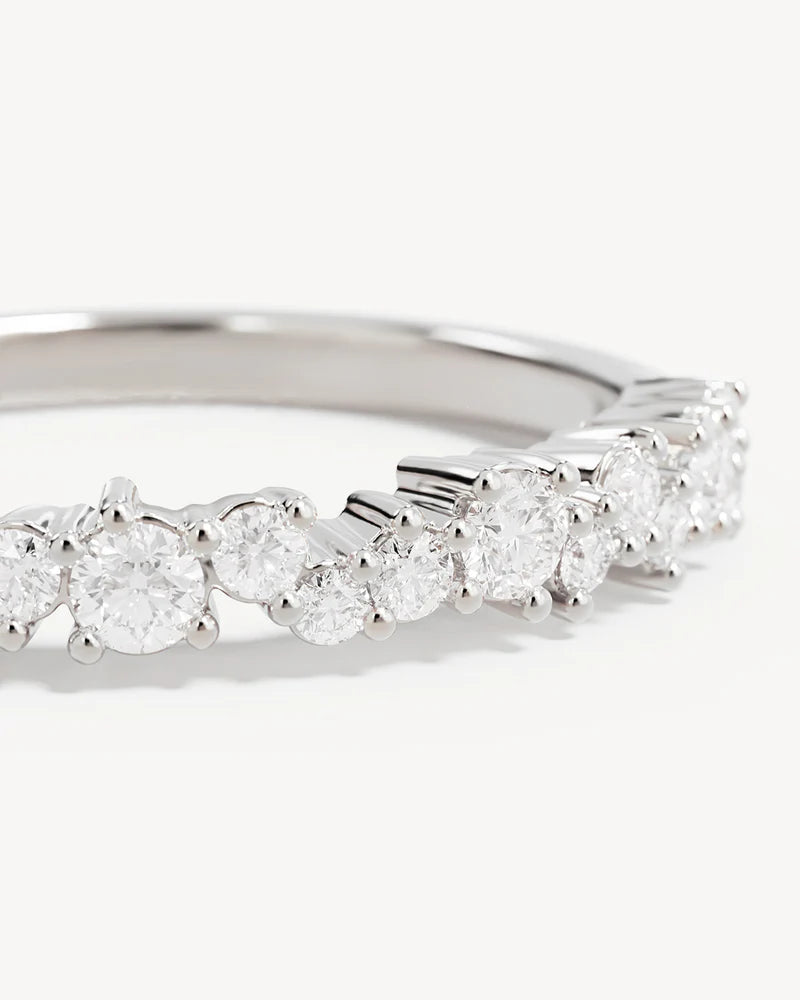 By Charlotte Crystal Dust Fine Ring - Sterling Silver