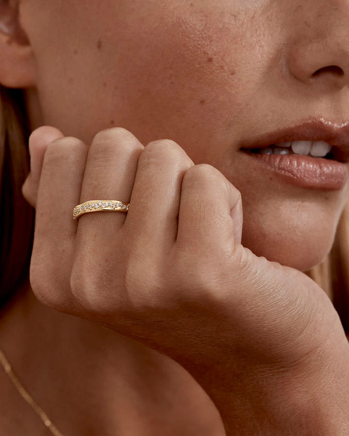 By Charlotte Scattered Light Ring - 18k Gold Vermeil
