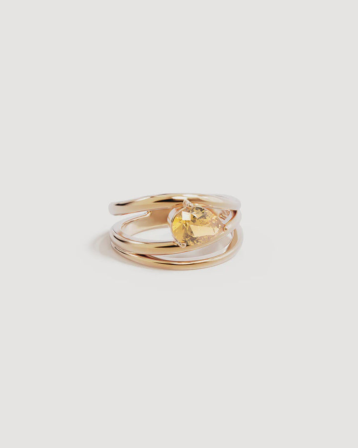 By Charlotte Joy Of Life Ring - 18k Gold Vermeil
