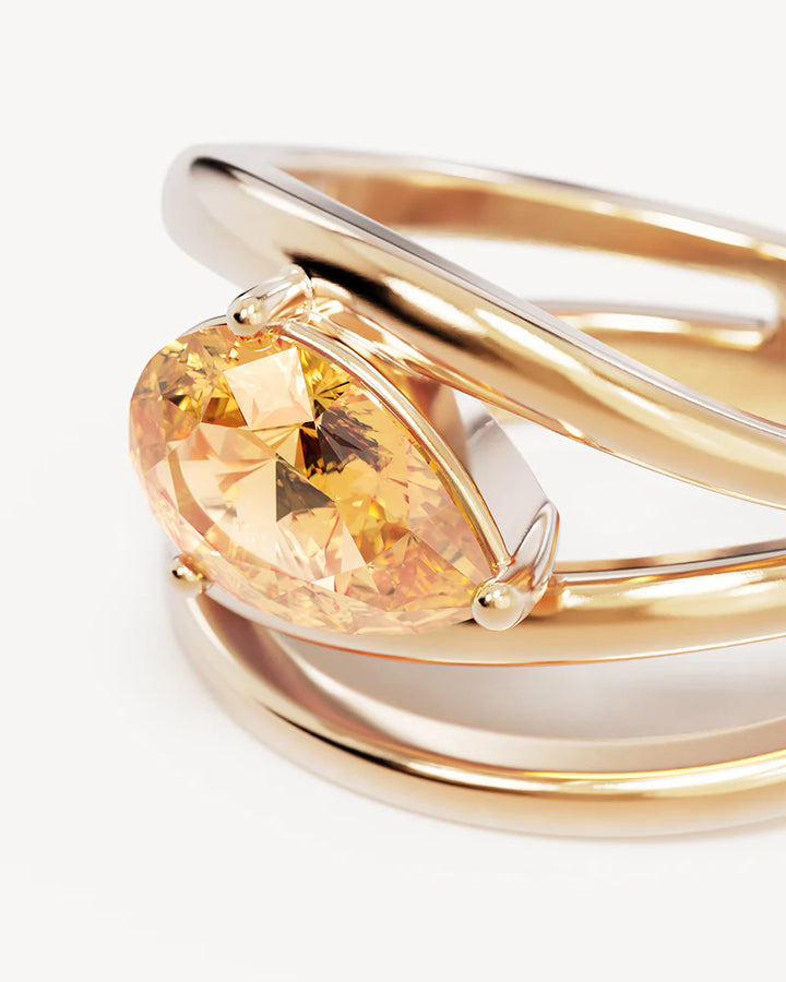 By Charlotte Joy Of Life Ring - 18k Gold Vermeil