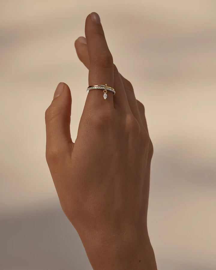By Charlotte Connected Souls Ring - 18k Gold Vermeil