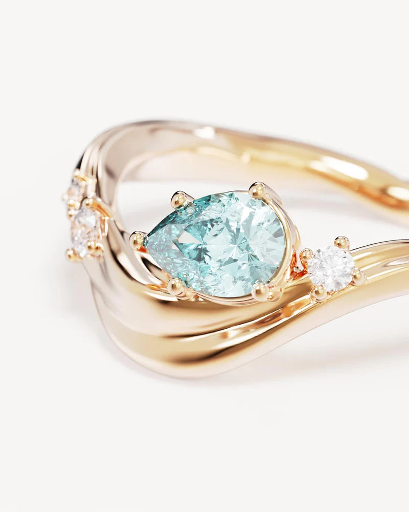 By Charlotte Deep Dive Ring - 18k Gold Vermeil