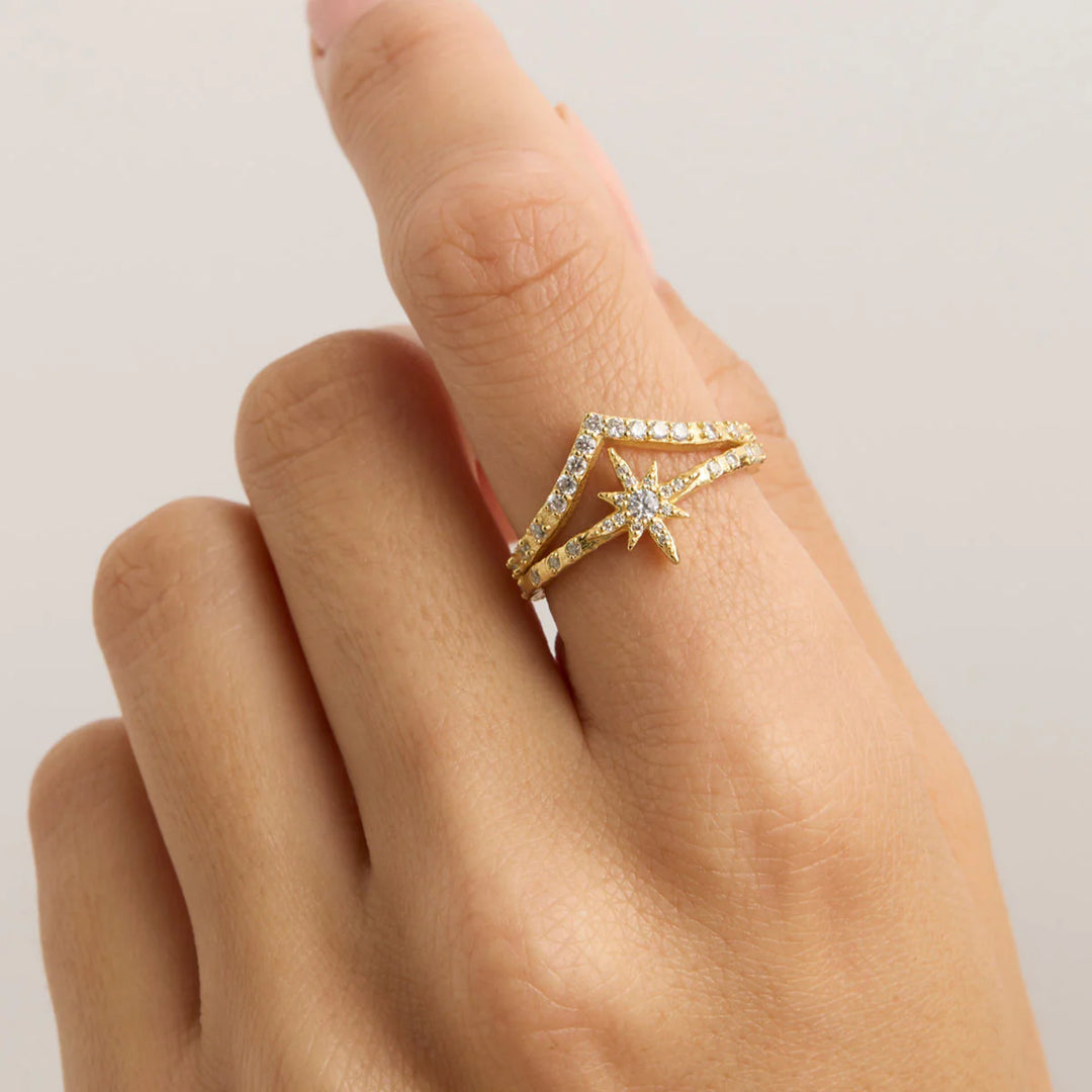 By Charlotte Universe Ring - 18k Gold Vermeil