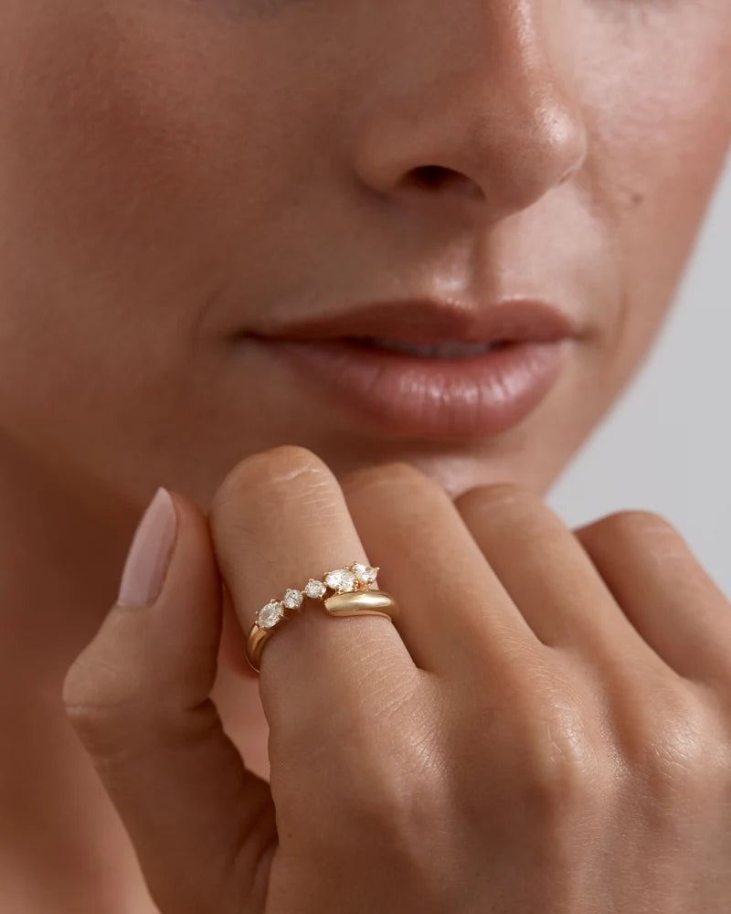By Charlotte Guided By The Stars Ring 18K Gold Vermeil