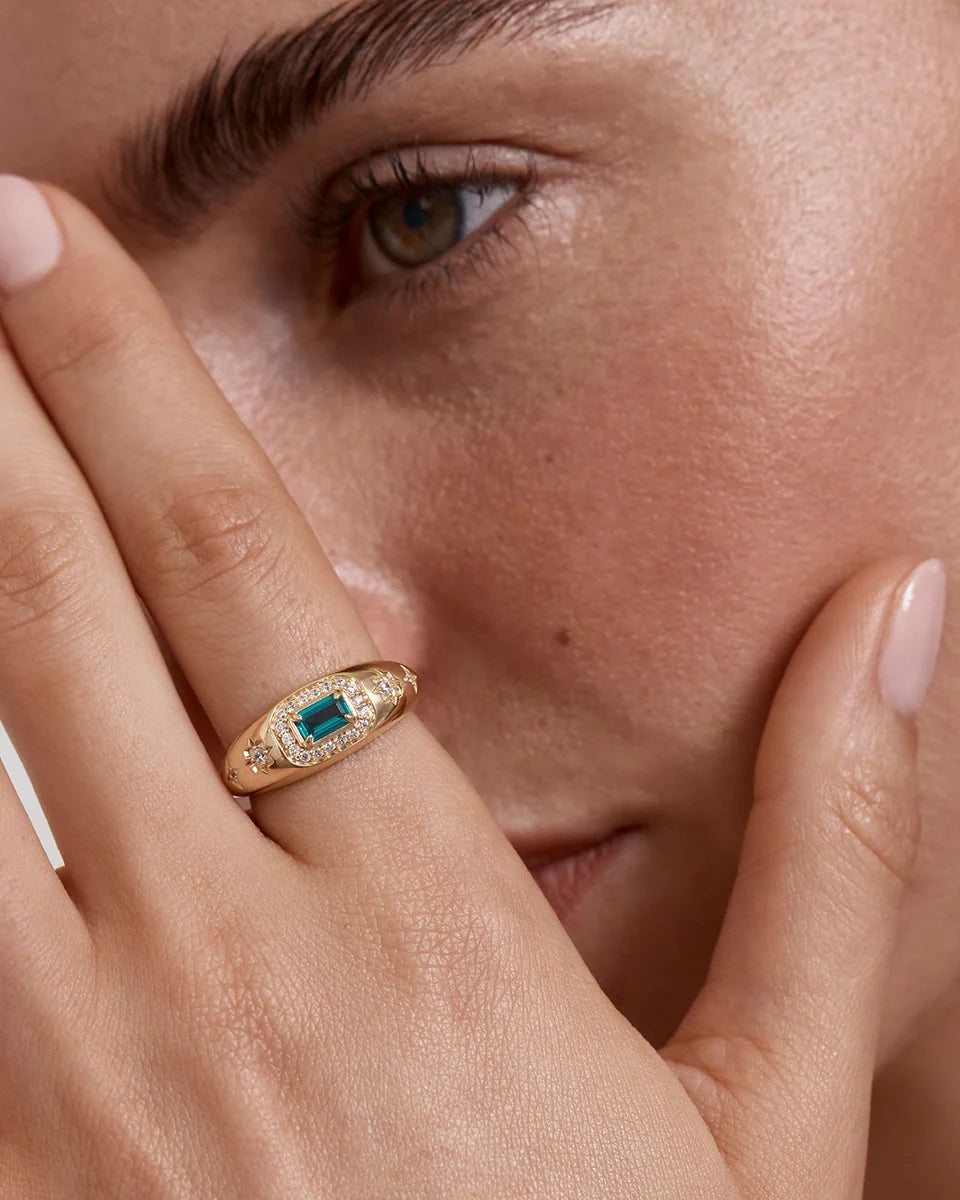 By Charlotte Trust Your Intuition Ring - 18k Gold Vermeil